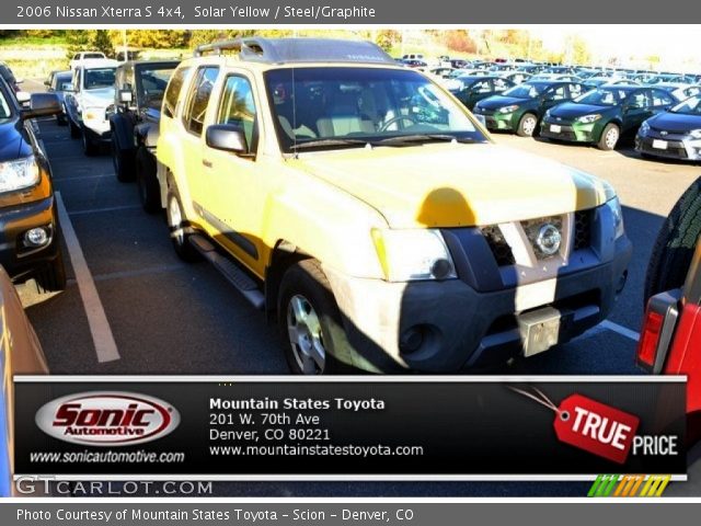 2006 Nissan Xterra S 4x4 in Solar Yellow