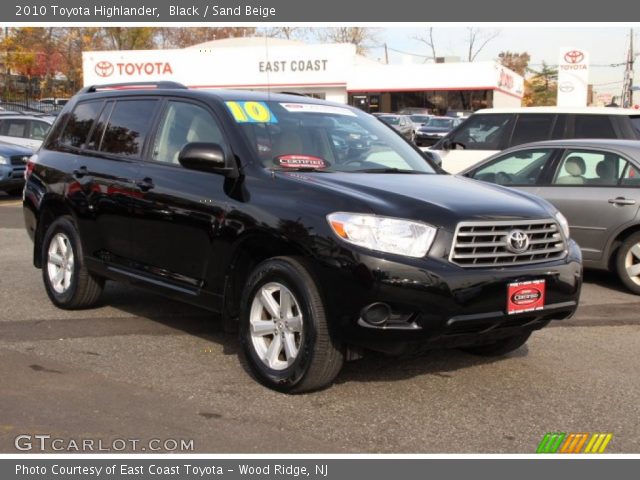 2010 Toyota Highlander  in Black
