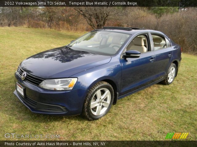2012 Volkswagen Jetta TDI Sedan in Tempest Blue Metallic