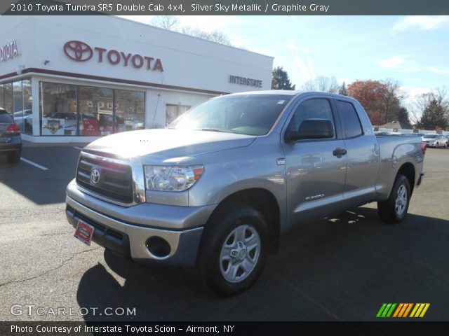 2010 Toyota Tundra SR5 Double Cab 4x4 in Silver Sky Metallic