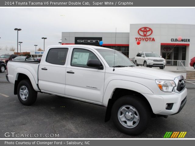 2014 Toyota Tacoma V6 Prerunner Double Cab in Super White