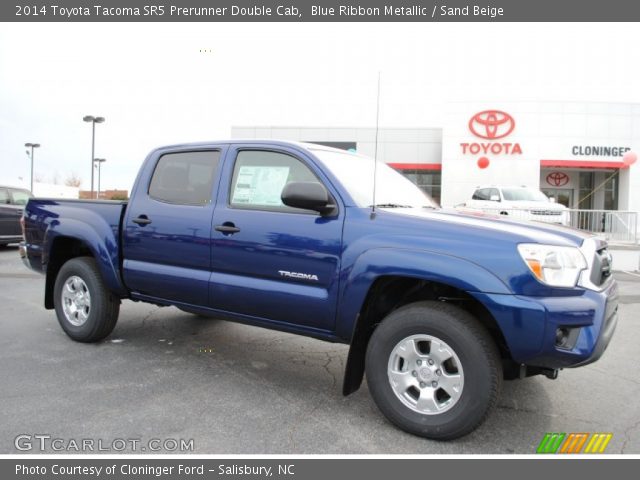 2014 Toyota Tacoma SR5 Prerunner Double Cab in Blue Ribbon Metallic