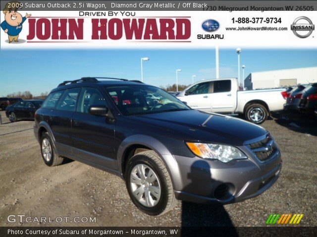 2009 Subaru Outback 2.5i Wagon in Diamond Gray Metallic