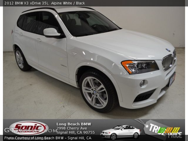 2012 BMW X3 xDrive 35i in Alpine White