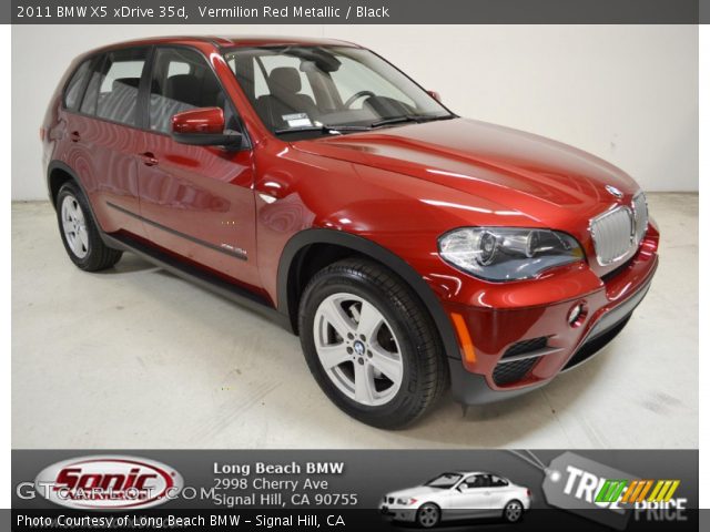 2011 BMW X5 xDrive 35d in Vermilion Red Metallic