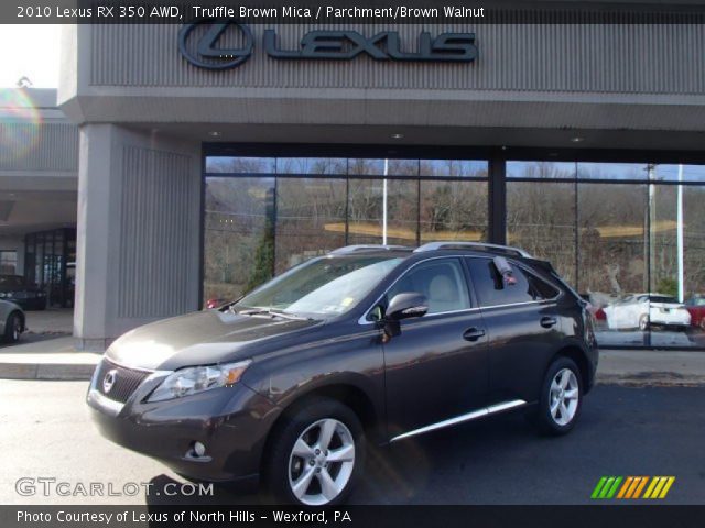 2010 Lexus RX 350 AWD in Truffle Brown Mica
