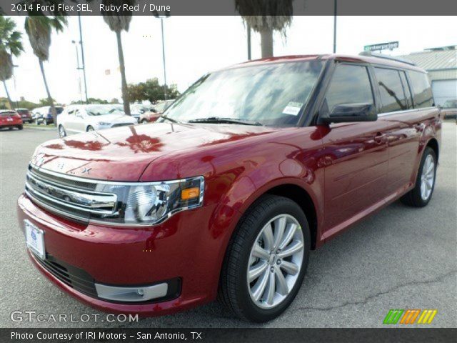 2014 Ford Flex SEL in Ruby Red