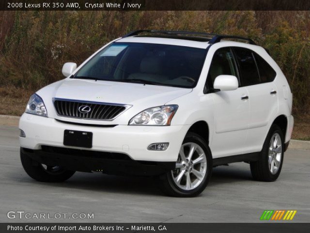 2008 Lexus RX 350 AWD in Crystal White