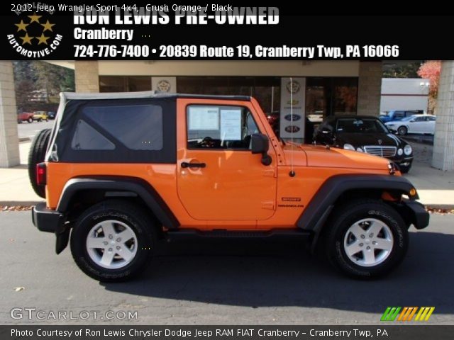 2012 Jeep Wrangler Sport 4x4 in Crush Orange