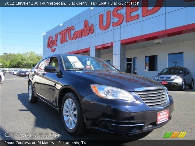 2012 Chrysler 200 Touring Sedan in Blackberry Pearl Coat