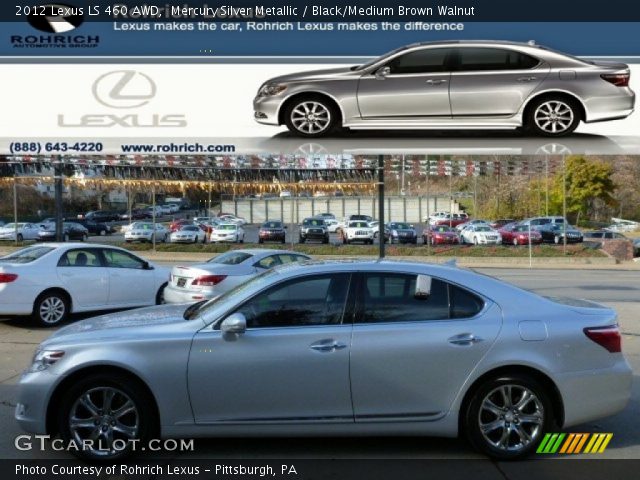 2012 Lexus LS 460 AWD in Mercury Silver Metallic