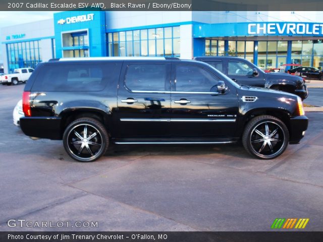 2007 Cadillac Escalade ESV AWD in Black Raven