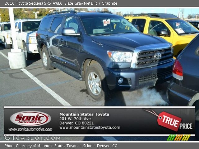 2010 Toyota Sequoia SR5 4WD in Slate Gray Metallic