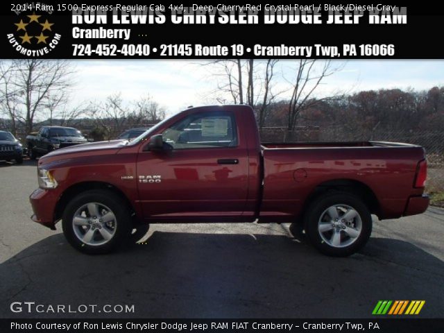 2014 Ram 1500 Express Regular Cab 4x4 in Deep Cherry Red Crystal Pearl