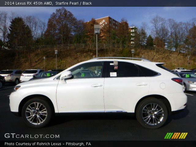 2014 Lexus RX 450h AWD in Starfire Pearl