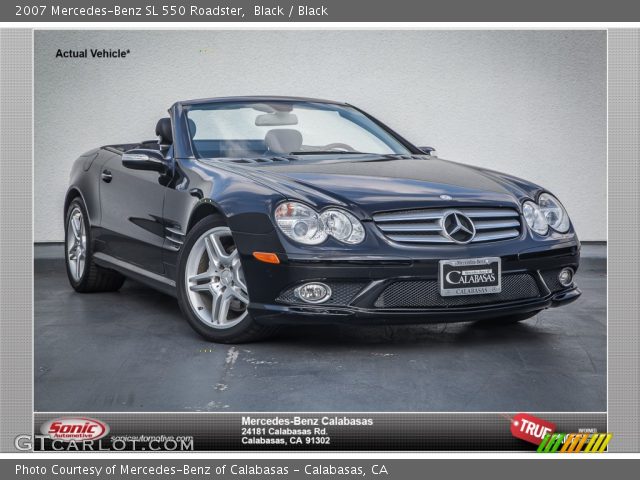 2007 Mercedes-Benz SL 550 Roadster in Black