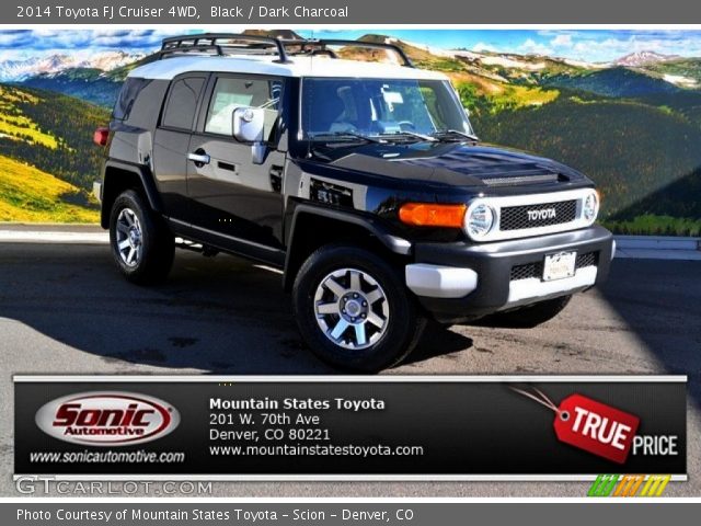 2014 Toyota FJ Cruiser 4WD in Black
