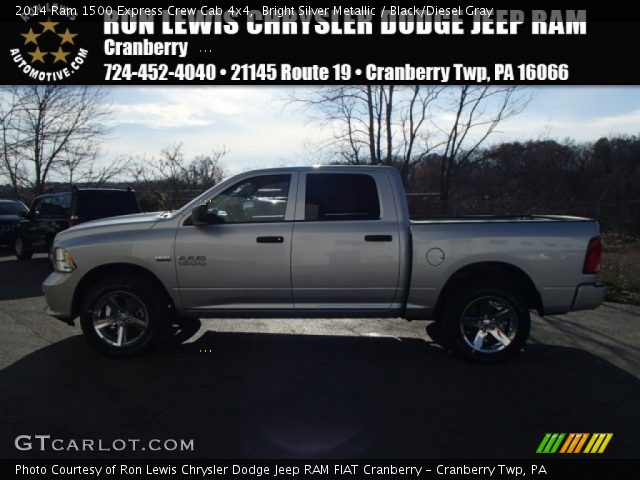 2014 Ram 1500 Express Crew Cab 4x4 in Bright Silver Metallic