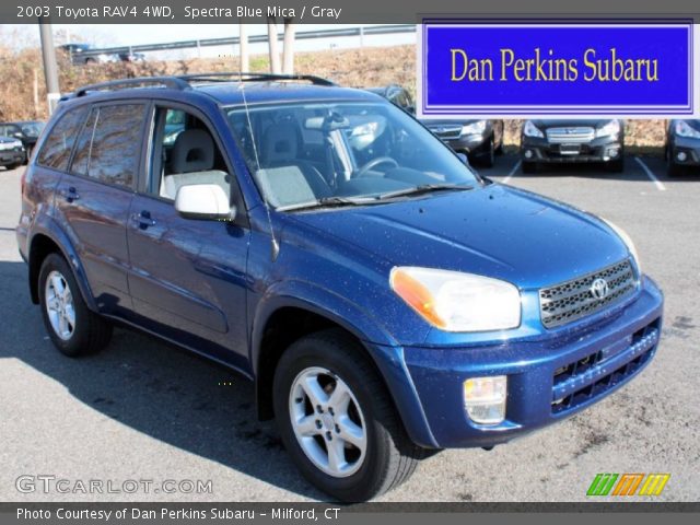 2003 Toyota RAV4 4WD in Spectra Blue Mica