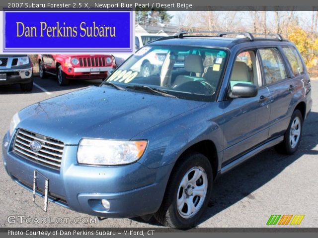 2007 Subaru Forester 2.5 X in Newport Blue Pearl