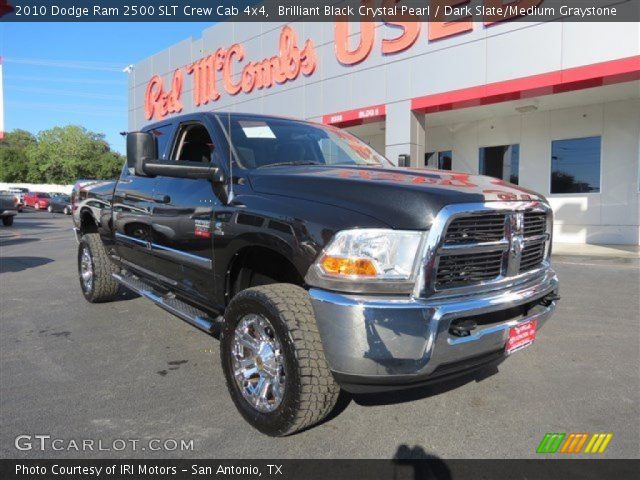 2010 Dodge Ram 2500 SLT Crew Cab 4x4 in Brilliant Black Crystal Pearl