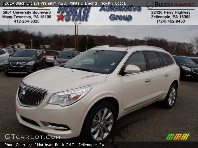 2014 Buick Enclave Premium AWD in White Diamond Tricoat