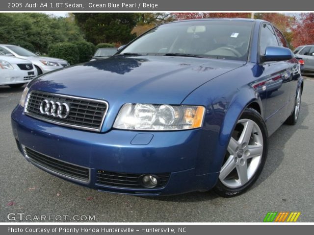 2005 Audi A4 1.8T Sedan in Ocean Blue Pearl