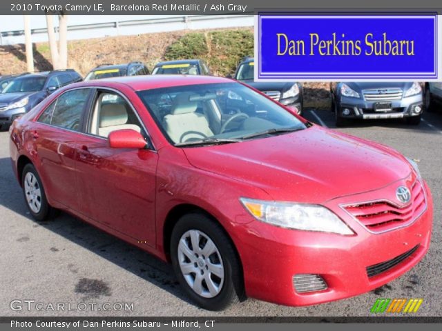 2010 Toyota Camry LE in Barcelona Red Metallic