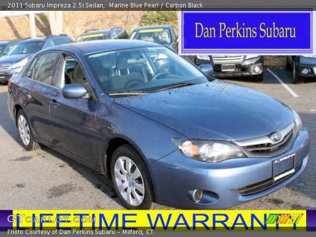 2011 Subaru Impreza 2.5i Sedan in Marine Blue Pearl