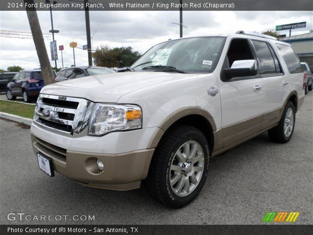 2014 Ford Expedition King Ranch in White Platinum