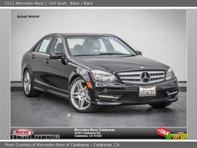 2011 Mercedes-Benz C 300 Sport in Black