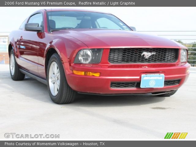 2006 Ford Mustang V6 Premium Coupe in Redfire Metallic