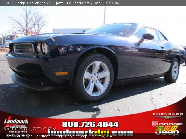 2014 Dodge Challenger R/T in Jazz Blue Pearl Coat