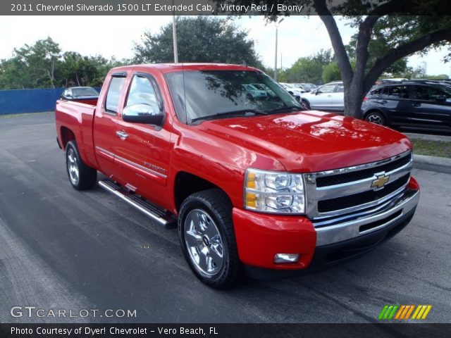 2011 Chevrolet Silverado 1500 LT Extended Cab in Victory Red