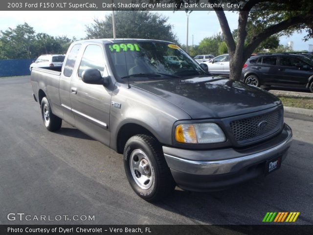 2003 Ford F150 XLT SuperCab in Dark Shadow Grey Metallic