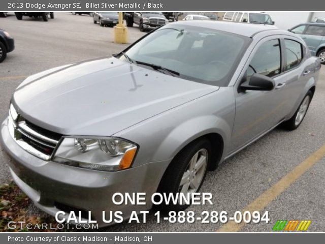2013 Dodge Avenger SE in Billet Silver Metallic