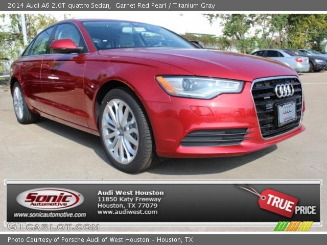 2014 Audi A6 2.0T quattro Sedan in Garnet Red Pearl