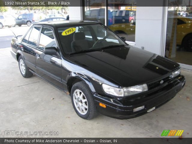 1992 Nissan Stanza SE in Black