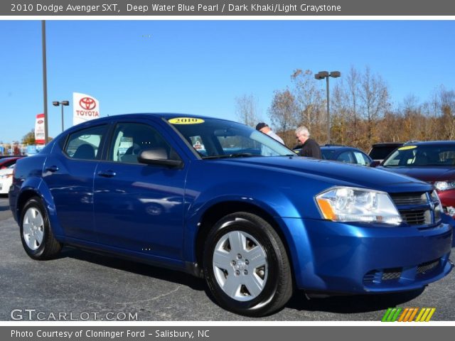 2010 Dodge Avenger SXT in Deep Water Blue Pearl