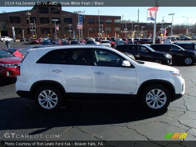 2014 Kia Sorento EX V6 AWD in Snow White Pearl