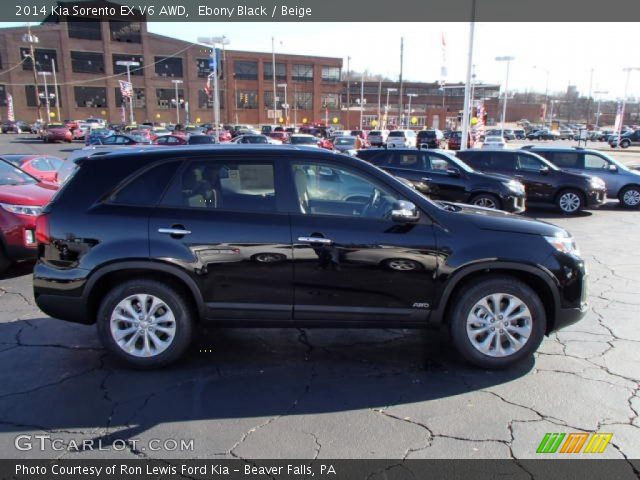 2014 Kia Sorento EX V6 AWD in Ebony Black