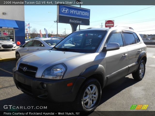 2006 Hyundai Tucson GLS V6 4x4 in Sahara Silver
