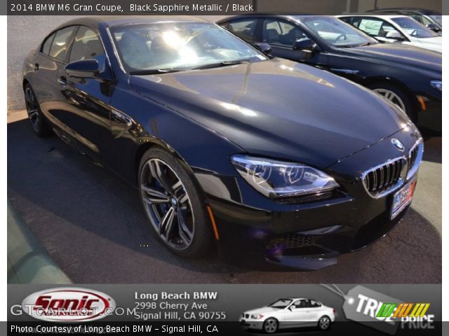 2014 BMW M6 Gran Coupe in Black Sapphire Metallic