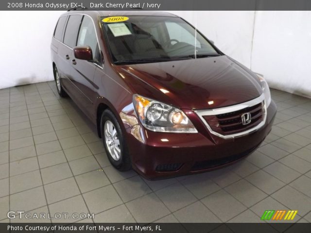 2008 Honda Odyssey EX-L in Dark Cherry Pearl