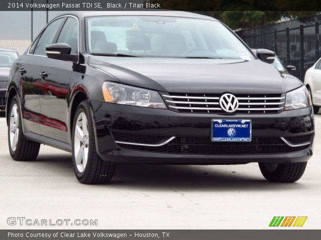 2014 Volkswagen Passat TDI SE in Black