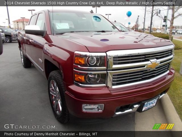 2014 Chevrolet Silverado 1500 High Country Crew Cab 4x4 in Deep Ruby Metallic