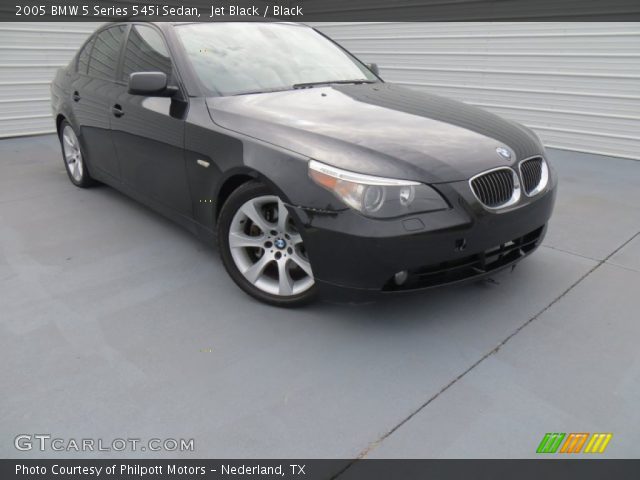 2005 BMW 5 Series 545i Sedan in Jet Black
