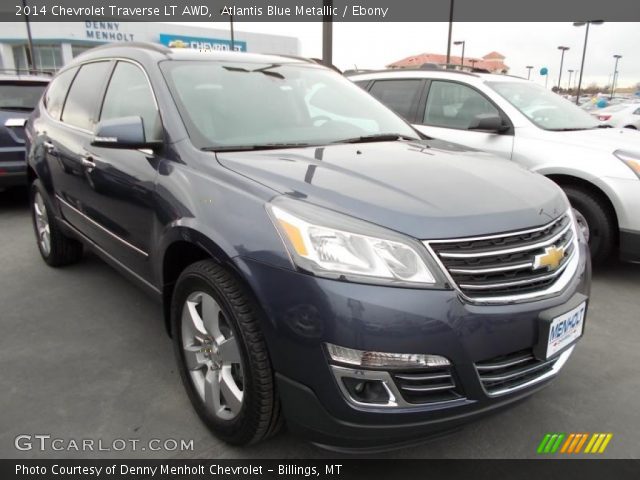 2014 Chevrolet Traverse LT AWD in Atlantis Blue Metallic