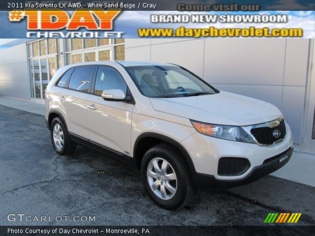2011 Kia Sorento LX AWD in White Sand Beige