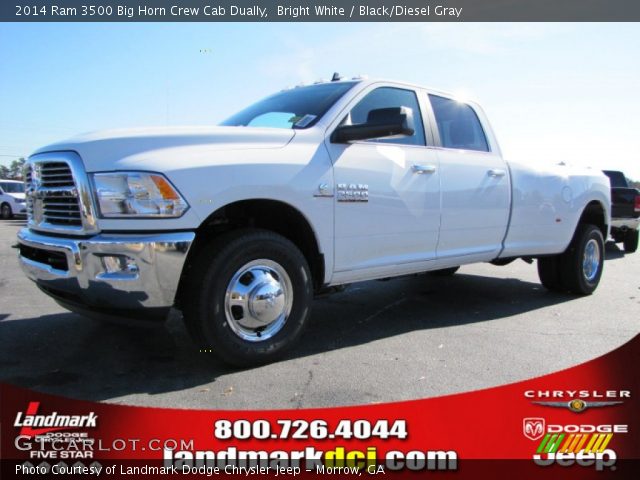 2014 Ram 3500 Big Horn Crew Cab Dually in Bright White